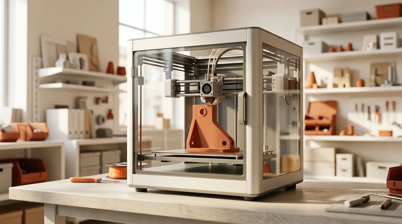 3D tlačiareň vyrába plastové diely na zákazku